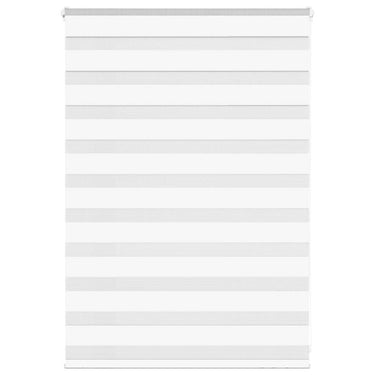 Vidaxl zebra blind 95x100 cm stofbreedte 90,9 cm polyester wit