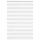 Vidaxl zebra blind 110x100 cm stofbreedte 105,9 cm polyester wit