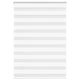 Vidaxl zebra blind 115x100 cm stofbreedte 110,9 cm polyester wit