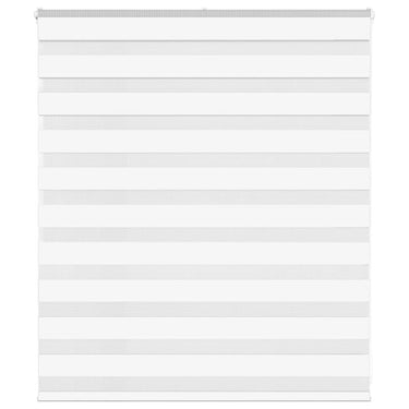 Vidaxl zebra blind 120x100 cm stofbreedte 115,9 cm polyester wit