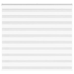 Vidaxl zebra blind 165x100 cm stofbreedte 160,9 cm polyester wit