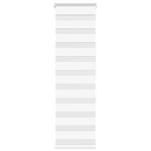 Vidaxl zebra rolgordijn 45x150 cm stofbreedte 40,9 cm polyester wit