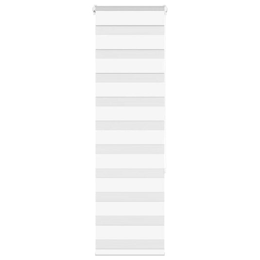 Vidaxl zebra rolgordijn 45x150 cm stofbreedte 40,9 cm polyester wit