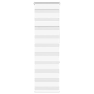 Vidaxl zebra rolgordijn 50x150 cm stofbreedte 45,9cm polyester wit