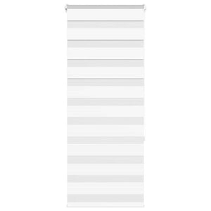 Vidaxl zebra rolgordijn 60x150 cm stofbreedte 55,9 cm polyester wit