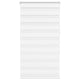Vidaxl zebra rolgordijn 85x150 cm stofbreedte 80,9 cm polyester wit