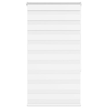 Vidaxl zebra rolgordijn 90x150 cm stofbreedte 85,9 cm polyester wit