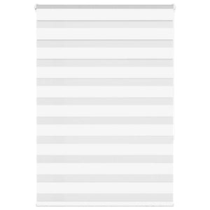 Vidaxl zebra rolgordijn 95x150 cm stofbreedte 90,9 cm polyester wit
