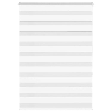 Vidaxl zebra rolgordijn 100x150 cm stofbreedte 95,9 cm polyester wit