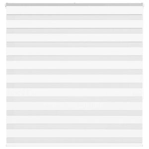 Vidaxl zebra rolgordijn 150x150 cm stofbreedte 145,9cm polyester wit