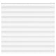 Vidaxl zebra rolgordijn 155x150 cm stofbreedte 150,9cm polyester wit