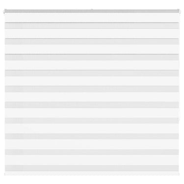 Vidaxl zebra rolgordijn 155x150 cm stofbreedte 150,9cm polyester wit