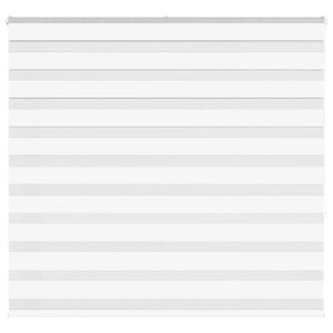 Vidaxl zebra rolgordijn 165x150 cm stofbreedte 160,9cm polyester wit