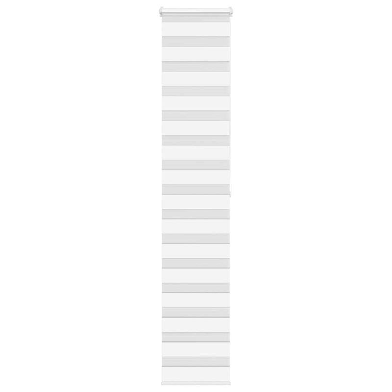 Load image into Gallery viewer, Vidaxl zebra rolgordijn 40x200 cm stofbreedte 35,9 cm polyester wit
