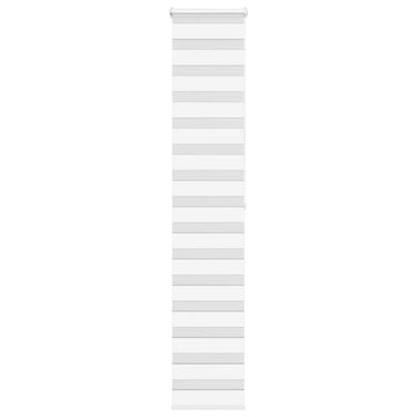 Vidaxl zebra rolgordijn 45x200 cm stofbreedte 40,9 cm polyester wit