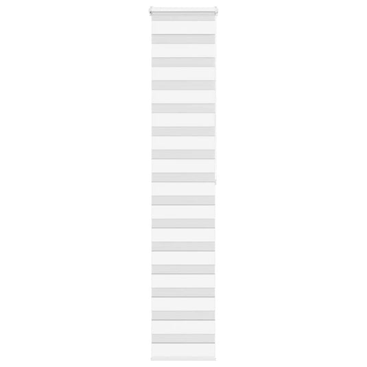 Vidaxl zebra rolgordijn 45x200 cm stofbreedte 40,9 cm polyester wit