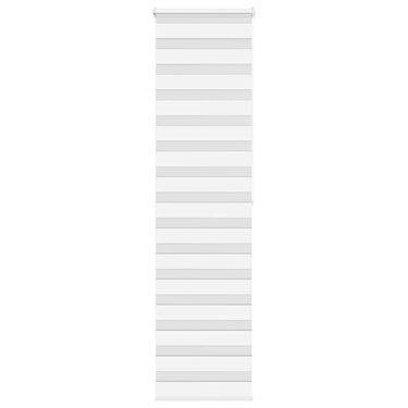 Vidaxl zebra rolgordijn 55x200 cm stofbreedte 50,9 cm polyester wit