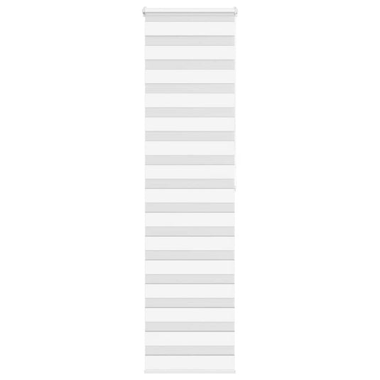 Vidaxl zebra rolgordijn 60x200 cm stofbreedte 55,9 cm polyester wit