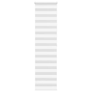 Vidaxl zebra rolgordijn 65x200 cm stofbreedte 60,9 cm polyester wit