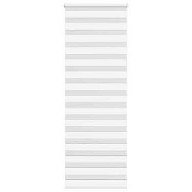 Vidaxl zebra rolgordijn 75x200 cm stofbreedte 70,9 cm polyester wit