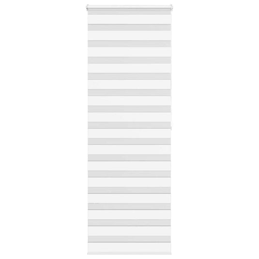 Vidaxl zebra rolgordijn 80x200 cm stofbreedte 75,9 cm polyester wit