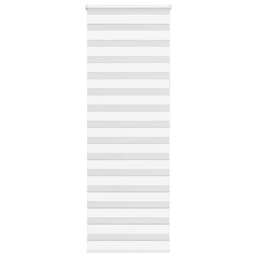 Vidaxl zebra rolgordijn 90x200 cm stofbreedte 85,9 cm polyester wit