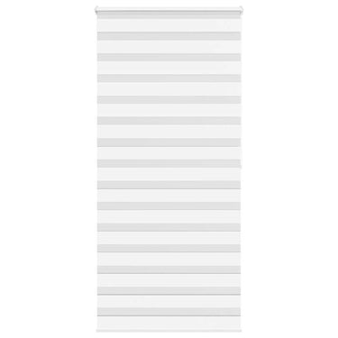 Vidaxl zebra rolgordijn 100x200 cm stofbreedte 95,9 cm polyester wit