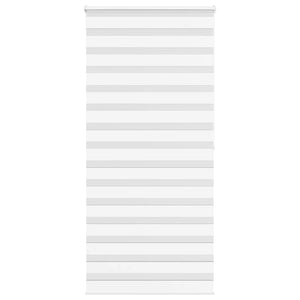 Vidaxl zebra rolgordijn 110x200 cm stofbreedte 105,9cm polyester wit