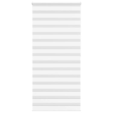 Vidaxl zebra rolgordijn 110x200 cm stofbreedte 105,9cm polyester wit