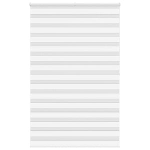 Vidaxl zebra rolgordijn 140x200 cm stofbreedte 135,9cm polyester wit
