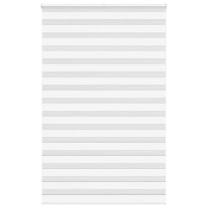Vidaxl zebra rolgordijn 145x200 cm stofbreedte 140,9cm polyester wit