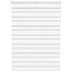 Vidaxl zebra rolgordijn 155x200 cm stofbreedte 150,9cm polyester wit