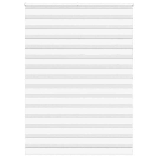 Vidaxl zebra rolgordijn 155x200 cm stofbreedte 150,9cm polyester wit