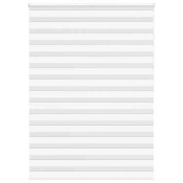 Vidaxl zebra rolgordijn 155x200 cm stofbreedte 150,9cm polyester wit