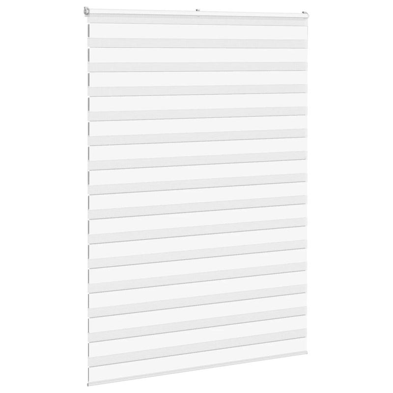 Load image into Gallery viewer, Vidaxl zebra rolgordijn 155x200 cm stofbreedte 150,9cm polyester wit
