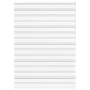 Vidaxl zebra rolgordijn 165x200 cm stofbreedte 160,9cm polyester wit