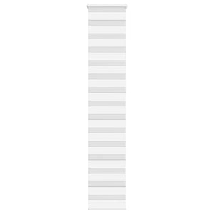 Vidaxl zebra rolgordijn 45x230 cm stofbreedte 40,9 cm polyester wit
