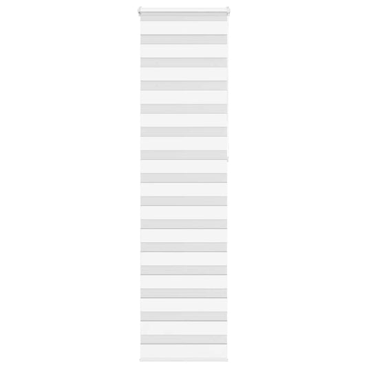Vidaxl zebra rolgordijn 65x230 cm stofbreedte 60,9 cm polyester wit