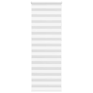 Vidaxl zebra rolgordijn 70x230 cm stofbreedte 65,9 cm polyester wit