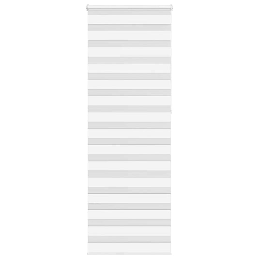 Vidaxl zebra rolgordijn 75x230 cm stofbreedte 70,9 cm polyester wit