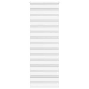 Vidaxl zebra rolgordijn 80x230 cm stofbreedte 75,9 cm polyester wit