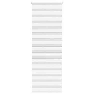 Vidaxl zebra rolgordijn 80x230 cm stofbreedte 75,9 cm polyester wit