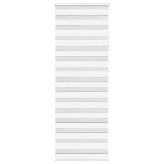 Vidaxl zebra rolgordijn 85x230 cm stofbreedte 80,9 cm polyester wit