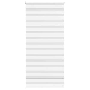 Vidaxl zebra rolgordijn 95x230 cm stofbreedte 90,9 cm polyester wit