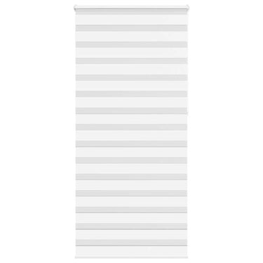 Vidaxl zebra rolgordijn 95x230 cm stofbreedte 90,9 cm polyester wit