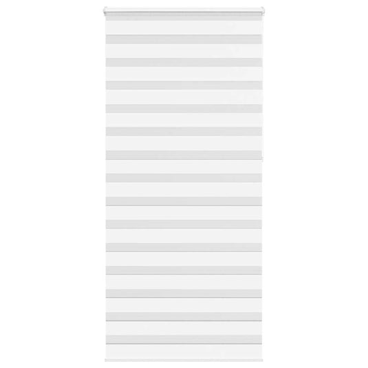 Vidaxl zebra rolgordijn 95x230 cm stofbreedte 90,9 cm polyester wit
