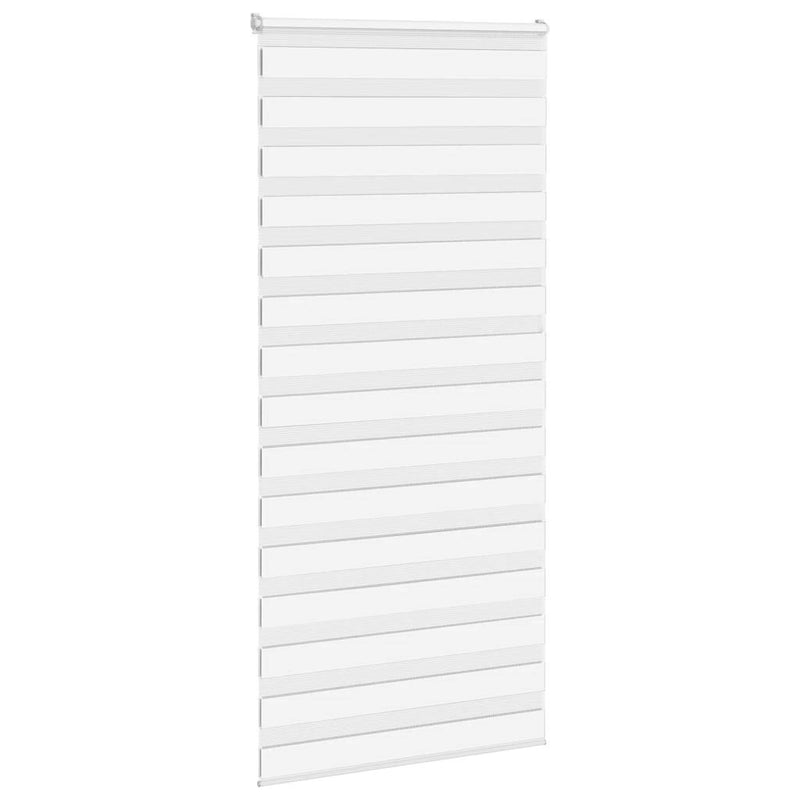 Load image into Gallery viewer, Vidaxl zebra rolgordijn 105x230 cm stofbreedte 100,9cm polyester wit
