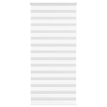 Vidaxl zebra rolgordijn 110x230 cm stofbreedte 105,9cm polyester wit