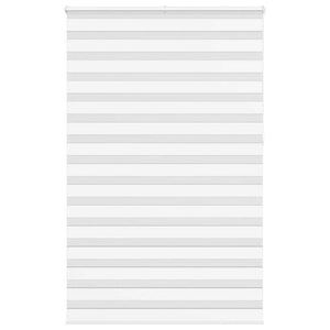 Vidaxl zebra rolgordijn 145x230 cm stofbreedte 140,9cm polyester wit