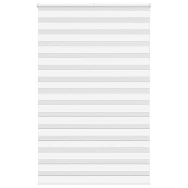 Vidaxl zebra rolgordijn 150x230 cm stofbreedte 145,9cm polyester wit